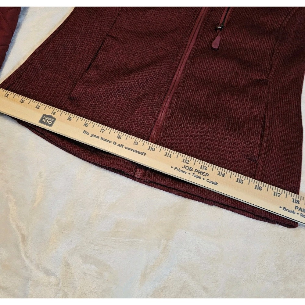 Swiss Tech Women's Hybrid Burgundy Jacket Size Small 4-6 Gently Used - Picture 9 of 10